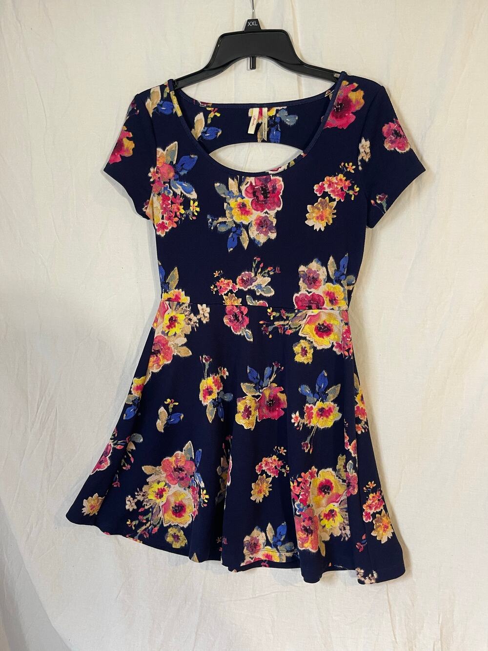 Frenchi womens medium floral dress